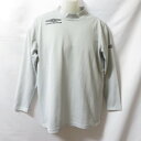 【中古】 【送料無料】 古着 メンズS-M UMBRO/アンブロ インナーシャツ 長袖 ハイネック サッカー フットサル グレー/ブラック UBA7749