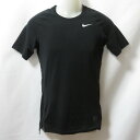 【中古】 【送料無料】 古着 メンズM NIKE/ナイキ ナイキプロ インナーシャツ 半袖 着圧 コンプレッション ブラック/ホワイト 933317-010