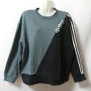 【中古】 【送料無料】 古着 レディースXS adidas originals/アディダス オリジナルス スウェット プルオーバー トレーナー グレー/ブラック...