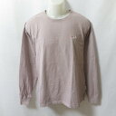 【中古】 【送料無料】 古着 メンズF FILA/フィラ オーバーサイズ Tシャツ 長袖 スポーツ カジュアル ロンT ラベンダー/ホワイト/レッド FL186...