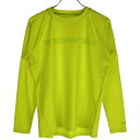 【中古】 【送料無料】 古着 レディースS Marmot/マーモット ポリエステル Tシャツ 長袖 スポーツ トレーニング 練習着 イエロー TOWSJB50