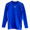 【中古】 【送料無料】 古着 メンズMD UNDER ARMOUR/アンダーアーマー インナーシャツ 長袖 スポーツ トレーニング ブルー/シルバー MCM17...