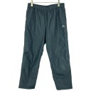 【中古】 【送料無料】 古着 レディースL adidas/アディダス 裏起毛 ウインドブレーカーロングパンツ スポーツ トレーニング ブラック DJ2931