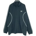 【中古】 【送料無料】 古着 メンズXO MIZUNO/ミズノ トラックジャケット ジャージ フルジップ スポーツ ウォーキング ブラック/ホワイト A60SB...
