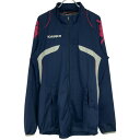 【中古】 【送料無料】 古着 メンズXO KAPPA/カッパ トラックジャケット ジャージ フルジップ スポーツ ウォーキング ネイビー/ホワイト/ピンク KF...