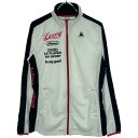 【中古】 【送料無料】 古着 レディースM le coq sportif/ルコックスポルティフ トラックジャケット ジャージ フルジップ ホワイト/ネイビー/ピ...