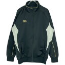 【中古】 【送料無料】 古着 メンズL MIZUNO/ミズノ トラックジャケット ジャージ フルジップ スポーツ ウォーキング ブラック/ホワイト 52RS-6...