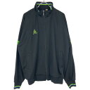 【中古】 【送料無料】 古着 メンズLL le coq sportif/ルコックスポルティフ トラックジャケット ジャージ フルジップ スポーツ ウォーキング ブラック QS-5021