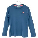 【中古】 【送料無料】 古着 レディースS le coq sportif/ルコックスポルティフ ポリエステル Tシャツ 長袖 スポーツ トレーニング 練習着 ネ...