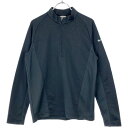 【中古】 【送料無料】 古着 メンズS NIKE/ナイキ ランニングシャツ 長袖 袖ポケット付き ジョギング ブラック/ホワイト 267487