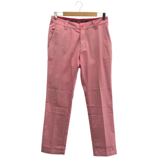 【中古】 【送料無料】 古着 メンズ79 BLACK＆WHITE SPORTSWEAR/ブラック＆ホワイトスポーツウェア ロングパンツ スラックス ゴルフ ピンク/ホワイト A5008MSE1