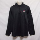 【中古】 【送料無料】 古着 メンズXL UNDER ARMOUR/アンダーアーマー 裏起毛 ハーフジップ トレーニングトップ 練習着 ブラック ML52920...