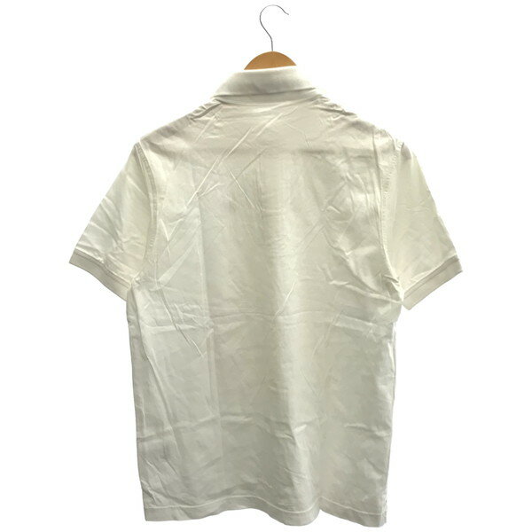 【中古】 【送料無料】 古着 メンズM BLACK＆WHITE SPORTSWEAR/ブラック＆ホワイトスポーツウェア ポロシャツ ゴルフウェア 半袖 ボタン ホワイト 9408GS/XA