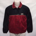 【中古】 【送料無料】 古着 メンズ3(S) FILA/フィラ ウインドブレーカージャケット ナイロン フルジップ ボタン スポーツ カジュアル レッド/ネイビ...