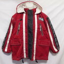 【中古】 【送料無料】 古着 レディース9-2 FILA/フィラ 中綿 ジャケット ブレーカー アウター カジュアル スポーツMIX レッド FC6GS-217...