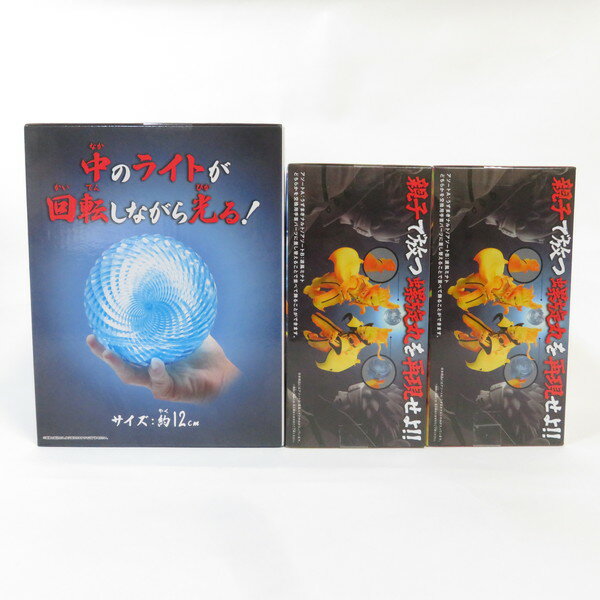 【中古】 【未開封品】 GiGOグループのお店限定 NARUTO-ナルト- 疾風伝 うずまきナルト/波風ミナト/螺旋丸エフェクトライト 3点セット