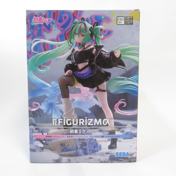 【中古】 【未開封品】 FIGURIZMα 初音ミクシリーズ 初音ミク Punk！ SEGA/セガ フィギュア — vista 3