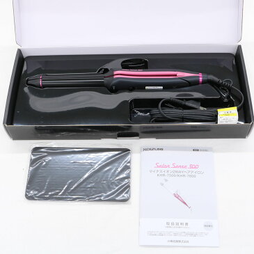 【中古】☆KOIZUMI コイズミ Salon Sense 300 マイナスイオン 2WAY ヘアアイロン KHR-7500/K 26mm ☆ 20470-KY0119