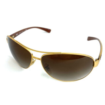 ◆Ray Ban レイバン アビエーター RB3386 112/1 サングラス◆gold /ゴールド/purple /紫/パープル/レディース/服飾小物/KI1004【中古】