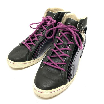 ◆ALEXANDER MCQUEEN アレキサンダーマックイーン×プーマ 35072503 スニーカー サイズ22cm◆purple /紫/パープル/レディース/靴/KI1004【中古】