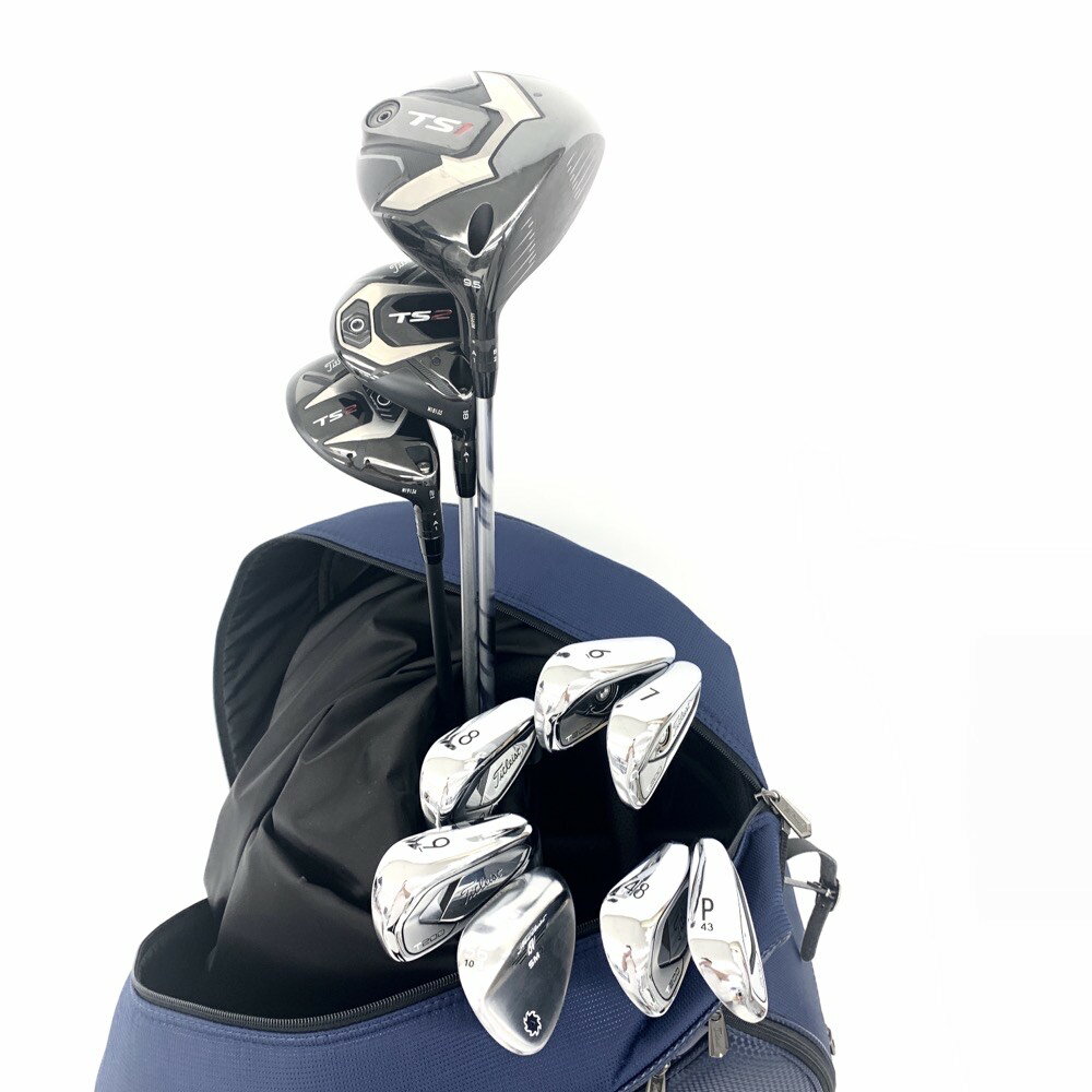 美品◆Titleist タイトリスト TS1＆TS2＆T200 ドライバー ロフト9.5 フレックスS◆ ウッド 18°/UT 21°/アイアン6本/ボーケイ SW 56° 【中古】