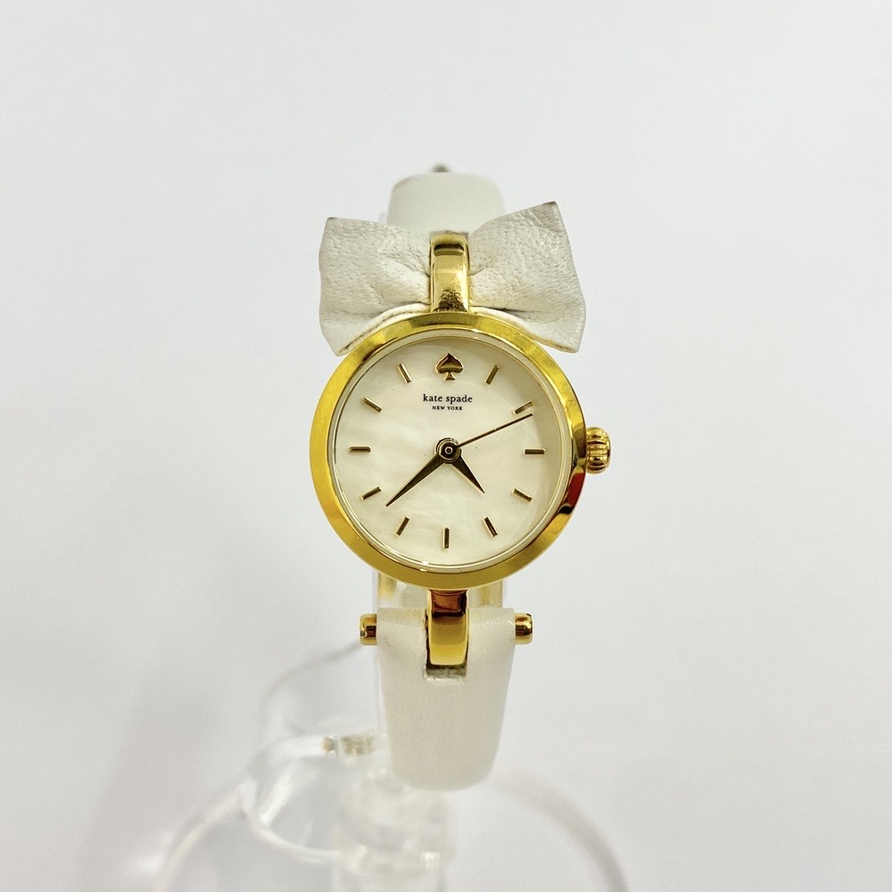 Kate spade ケイトスペード 腕時計 クオーツ 良好 レディース リボン ウォッチ watch KI1004【中古】