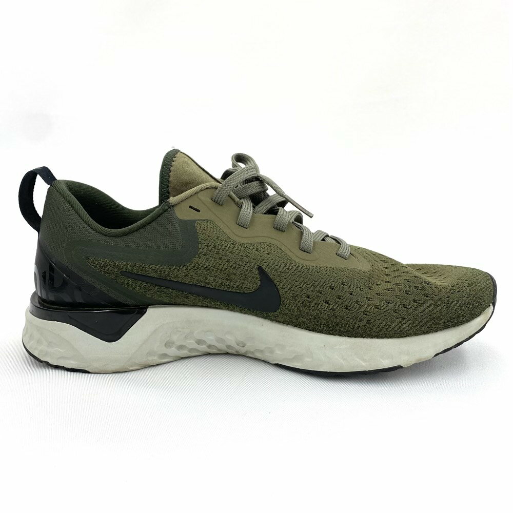 NIKE ナイキ オデッセイリアクト スニーカー US9 カーキ メンズ ウォーキング ランニング 靴 シューズ sneakers スポーツ KA1011【中古】