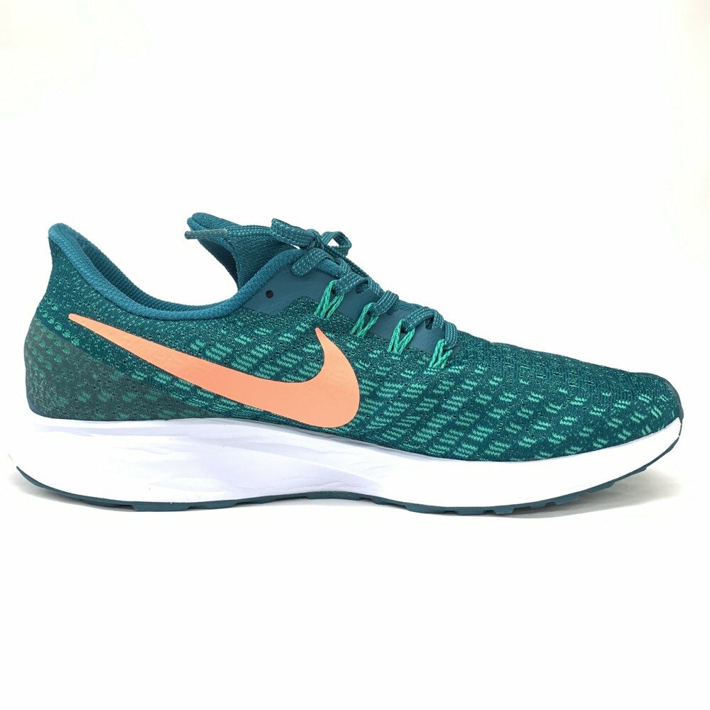 NIKE ナイキ ズームペガサス35 スニーカー 良好 US9.5 94285-300 グリーン メッシュ スニーカー メンズ 靴 シューズ sneakers 【中古】