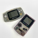 Nintendo 任天堂 ニンテンドー ゲームボーイカラー＆ゲームボーイアドバンス 本体 2個セット ジャンク品 ホワイト/パープル ゲーム 【中古】