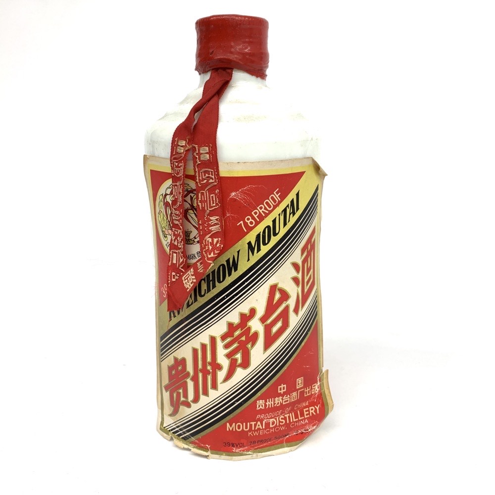 KWEICHOW MOUTAI 貴州茅台酒 天女ラベル 中国酒 内容量:500ml/39%/685g 未開栓/年齢確認必須 685g お酒 【中古】