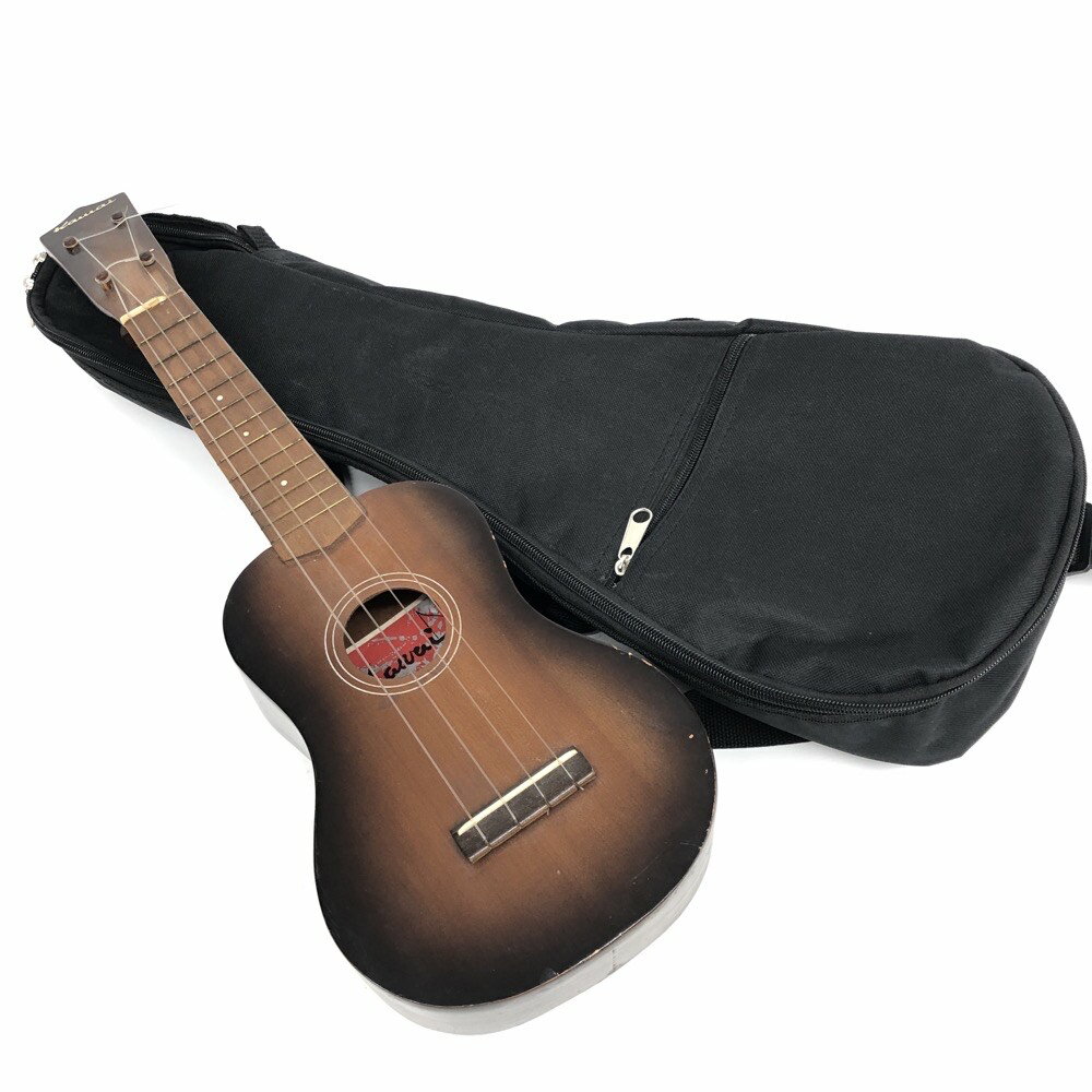 Kawai カワイ UKULELE ウクレレ No.100 ブラウン 4弦 楽器 弦楽器 【中古】