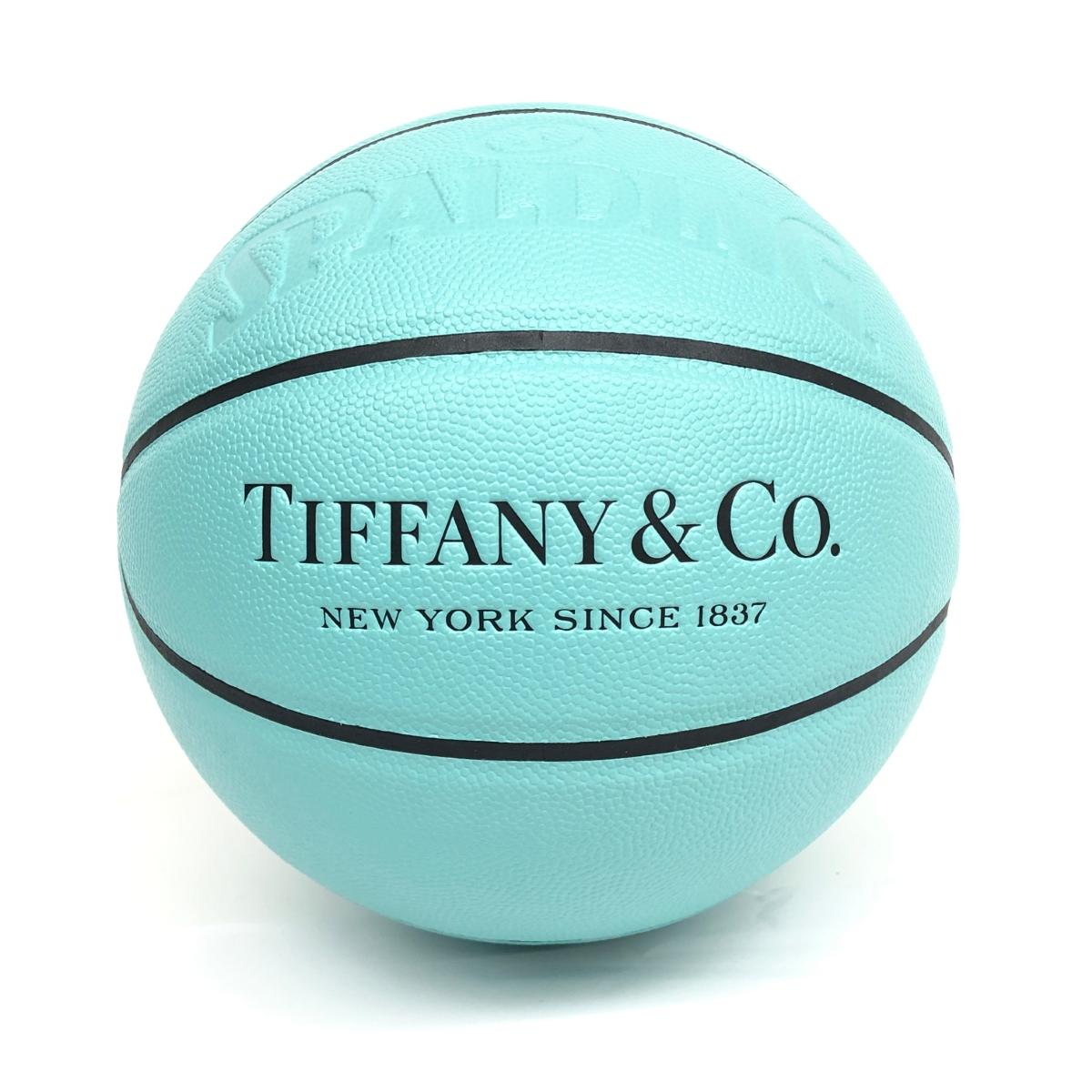 TIFFANY&Co. ティファニー×スポルディング 原宿キャットストリート店限定 バスケットボール 新品同様 7号 ブルー ユニセックス 【中古】