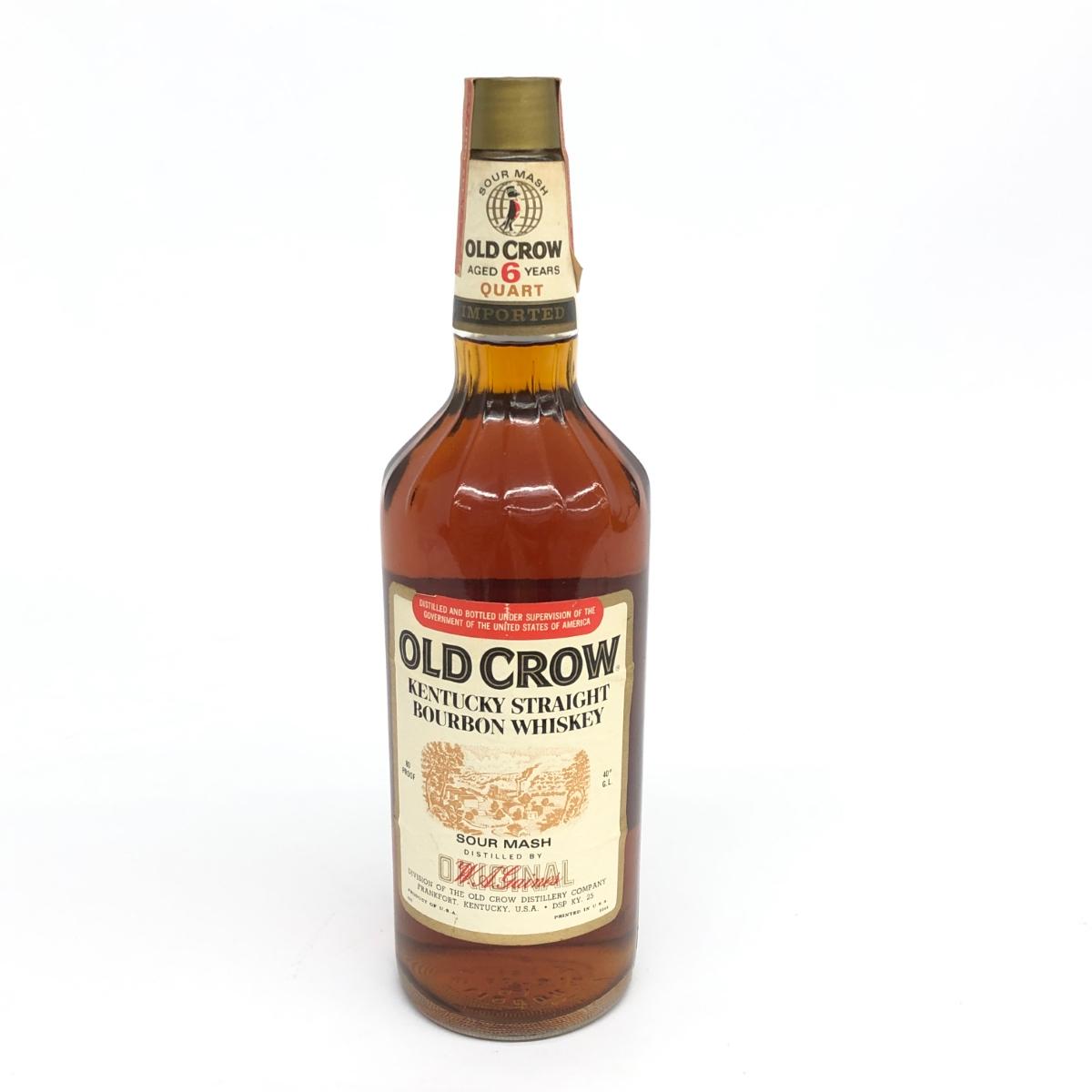 OLD CROW オールド クロウ THE ORIGINAL SOUR MASH ウイスキー 未開栓/年齢確認必須 バーボン ケンタッキー ストレート お酒 【中古】