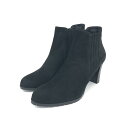 carino カリーノ ブーツ 未使用品 23 ブラック スエード レディース 靴 シューズ ブーティー boots 【中古】