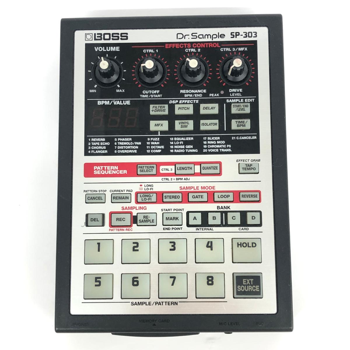 BOSS ボス 音楽機材 Dr.Sample ドクターサンプル ジャンク品 SP-303 ブラック/ ...