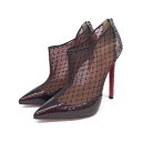 Christian Louboutin クリスチャンルブタン パンプス 未使用品 37 パープル レース×エナメル ラメ レディース 靴 シューズ shoes 【中古】