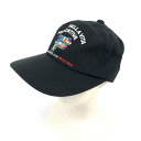 FILA フィラ キャップ M 56.5cm ブラック コットン100% ロゴ刺? レディース ゴルフ 帽子 服飾小物 【中古】 202401 【202404】(4)