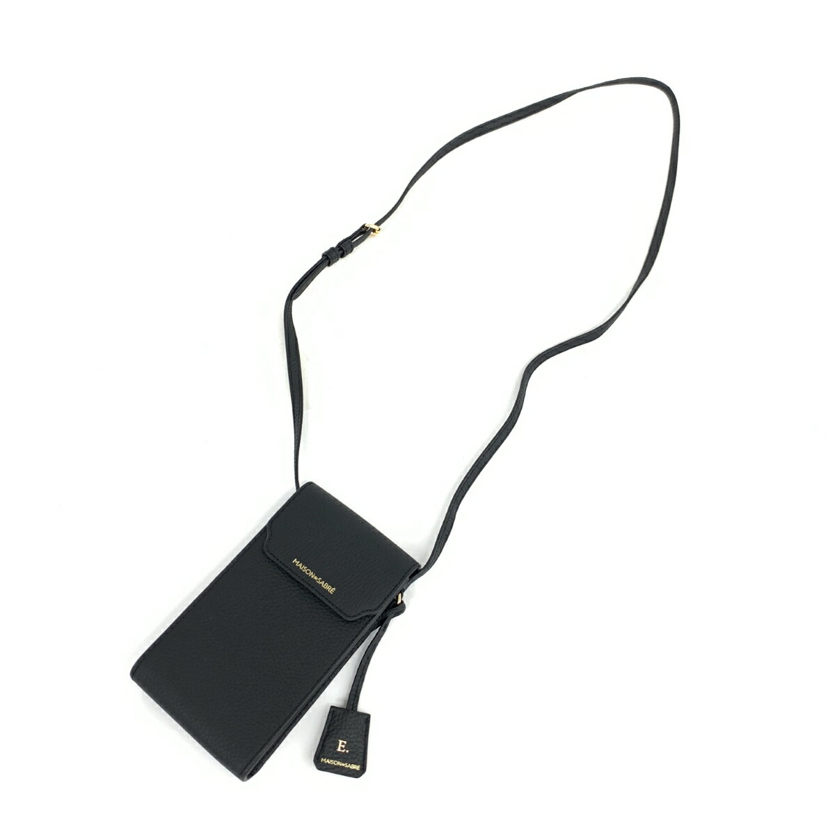 MAISONdeSABRE メゾンドサブレ ショルダーバッグ 美品 0134442209 ブラック レザー レディース 斜め掛け bag 鞄 【中古】のサムネイル