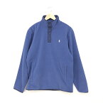 POLO RALPH LAUREN ポロラルフローレン スナップフリースジャケット 良好 SPサイズ ブルー メンズ マイクロフリース アウター 【中古】