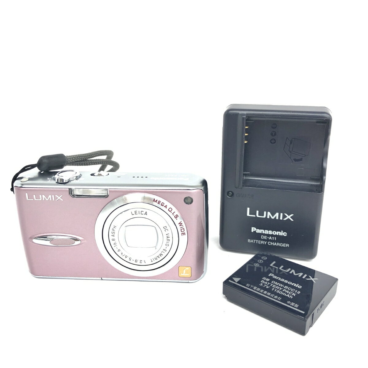 Panasonic パナソニック LUMIX ルミックス コンパクトデジタルカメラ ジャンク品 DMC-FX01 ピンク 【中古】