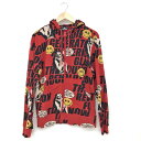 HYSTERIC GLAMOUR qXebNO}[ WbvAbvp[J[ TCYS 02201CF01 bh 100% Y gbvX  yÁz