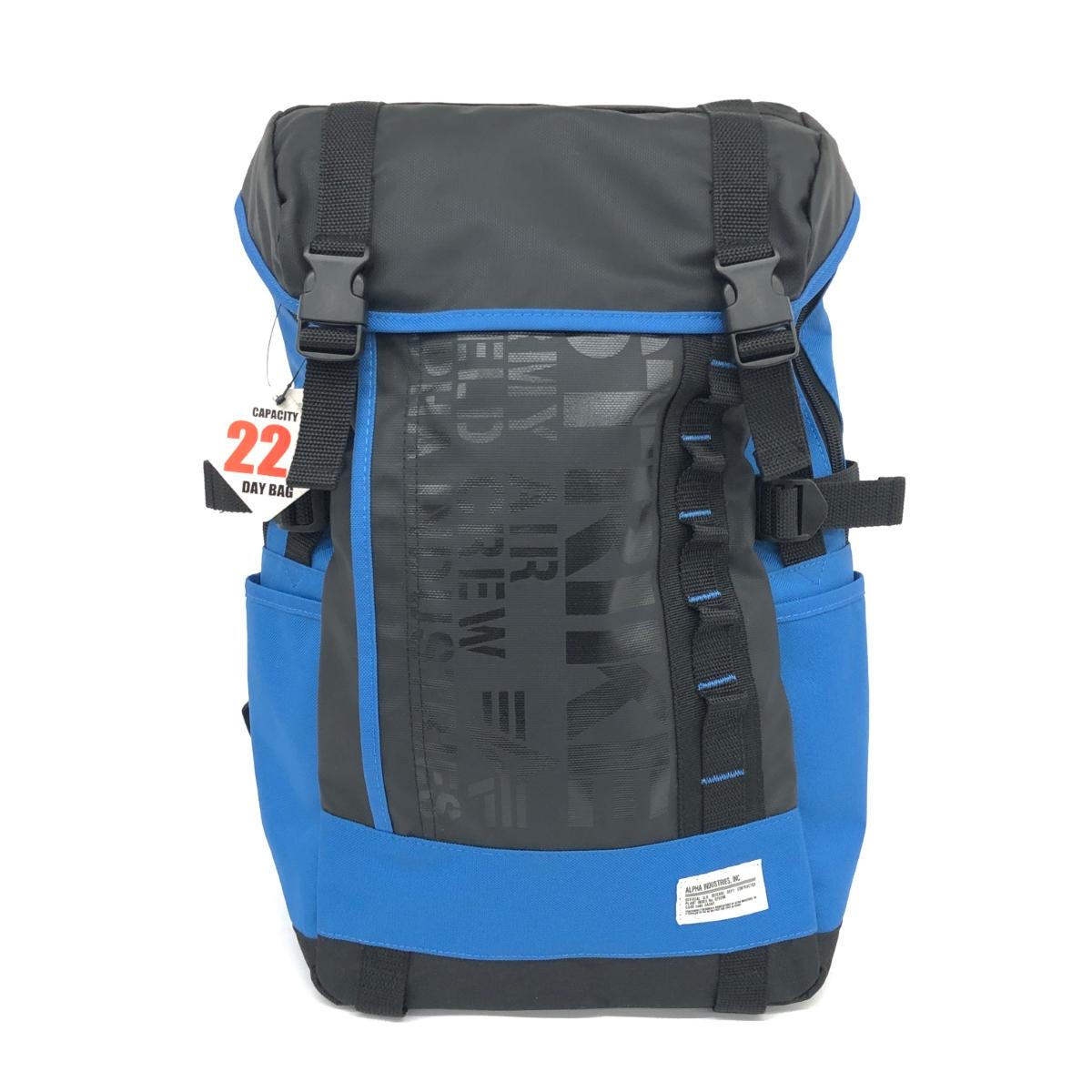 ALPHA INDUSTRIES At@C_Xg[Y 22L XNGAbN gpi u[ iC jZbNX obNpbN bag  yÁz