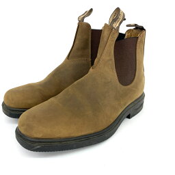 Blundstone ブランドストーン サイドゴア ブーツ 8 ブラウン メンズ 靴 シューズ boots ワークブーツ スエード 【中古】