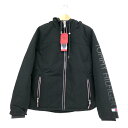 TOMMY HILFIGER トミーヒルフィガー 中綿フーディ ジャケット 未使用品 M ブラック レディース アウター 【中古】