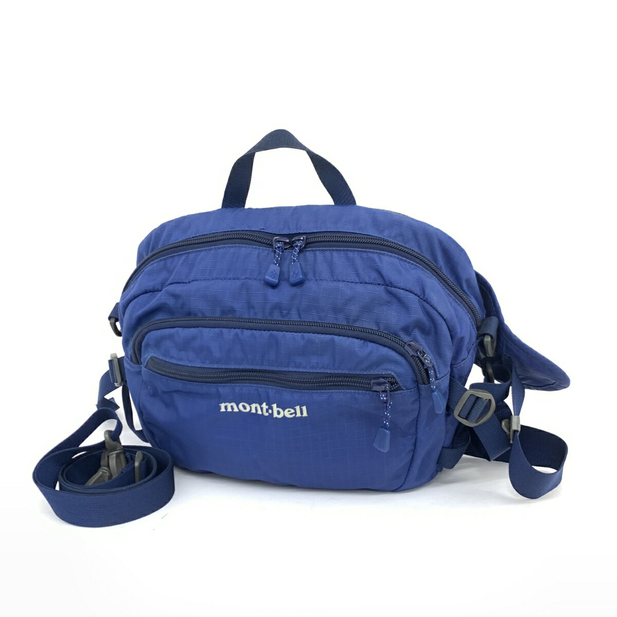 mont-bell モンベル ランバーパック 2WAYバッグ ブルー ナイロン メンズ ウエスト リュック bag 鞄 【中古】