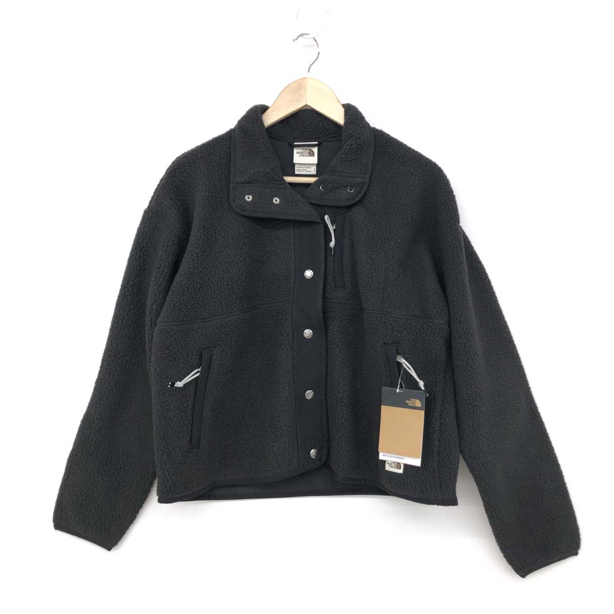 THE NORTH FACE ザノースフェイス クラッグモント フリースジャケット 未使用品 S ブラック ポリエステル レディース ボア アウター 8 【中古】