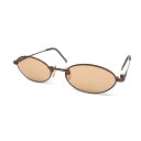 CALVIN KLEIN カルバンクライン サングラス 6822B ブラウン オーバル ユニセックス 51□18 sunglasses 服飾小物 【中古】