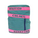 BENETTON xlg bNTbN Z[WO[ iC fB[X Be[W 90's obNpbN bag  yÁz