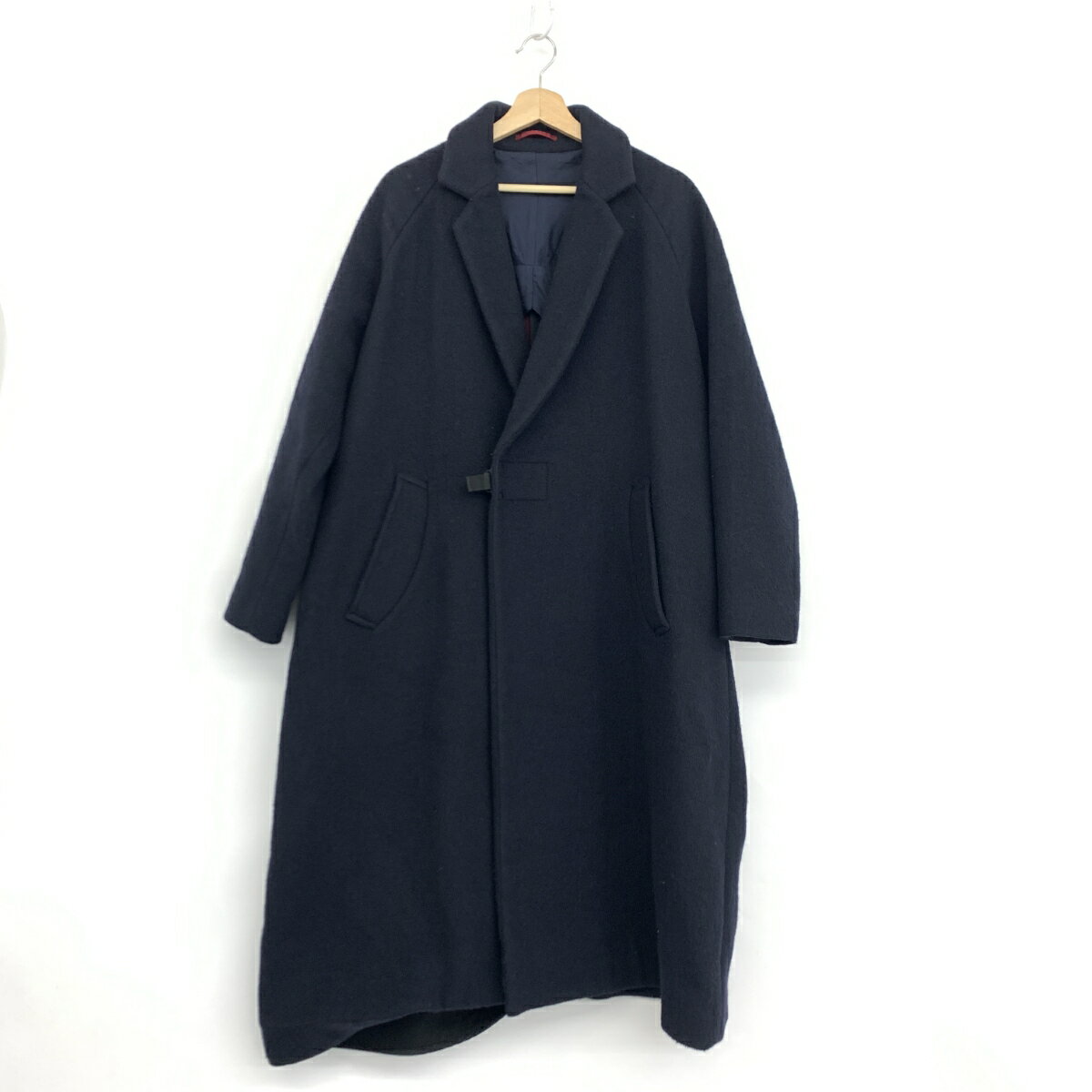 ZUCCa ズッカ リバーウール コート S ネイビー メンズ アウター 19AW 【中古】