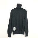 Maison Martin Margiela メゾンマルタンマルジェラ タートルネック ニット L S50HA0974 グレー メンズ 20AW カシミヤ×ウール 【中古】